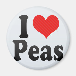 I Love Peas Magneet