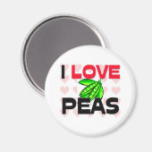 I Love Peas Magneet (Voorkant / Achterkant)