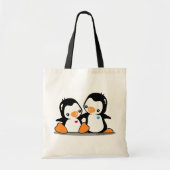 I Love Penguins Budget Tas (Voorkant)