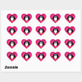 I Love Penguins Hart Sticker (Vel)