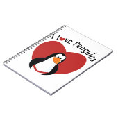 I Love Penguins Notitieboek (Linkerzijde)