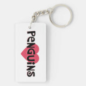 I Love Penguins Sleutelhanger (achterkant)