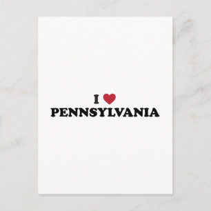 I Love Pennsylvania Briefkaart