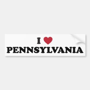 I Love Pennsylvania Bumpersticker