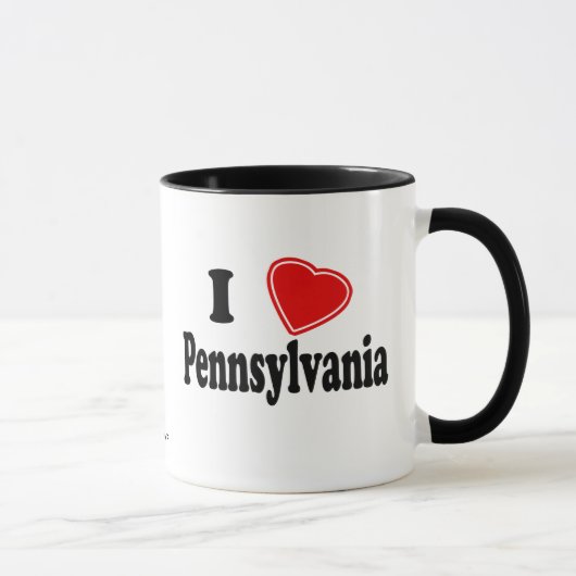 I Love Pennsylvania Mok (Rechts)