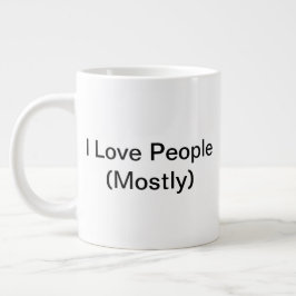 I Love People (Meestal) Mok (20oz)
