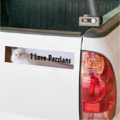 I Love Persian cats bumper sticker (Op Truck)