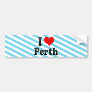 I Love Perth, Australië Bumpersticker