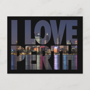I Love Perth Briefkaart