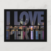 I Love Perth Briefkaart (Voorkant)