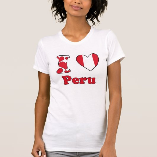 I love Peru T-shirt (Voorkant)