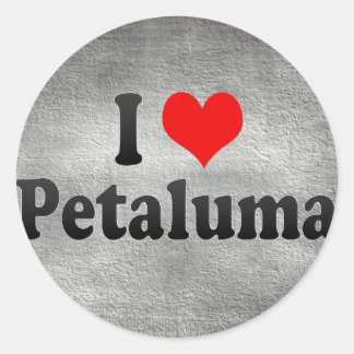 I Love Petaluma, Verenigde Staten Ronde Sticker