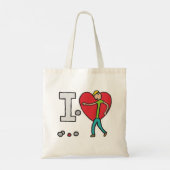I Love Petanque Tote Bag (Achterkant)