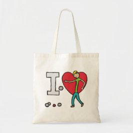 I Love Petanque Tote Bag