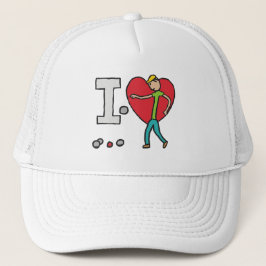 I Love Petanque Trucker Pet