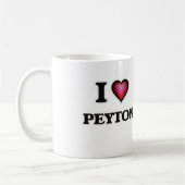 I Love Peyton Koffiemok (Links)