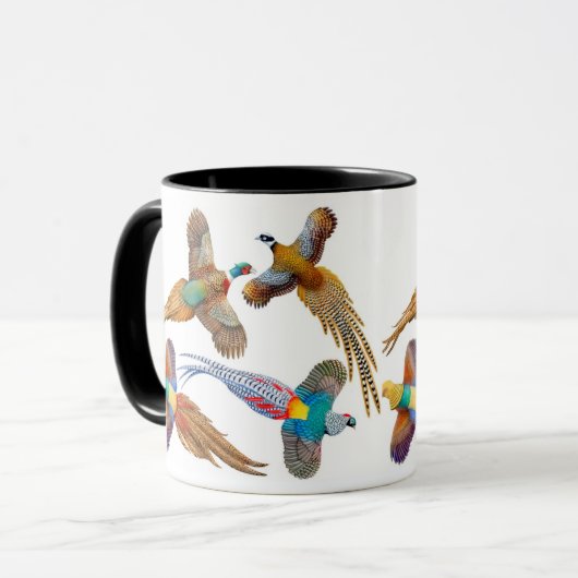 I Love Pheasants Ringer Mok (Voorkant links)