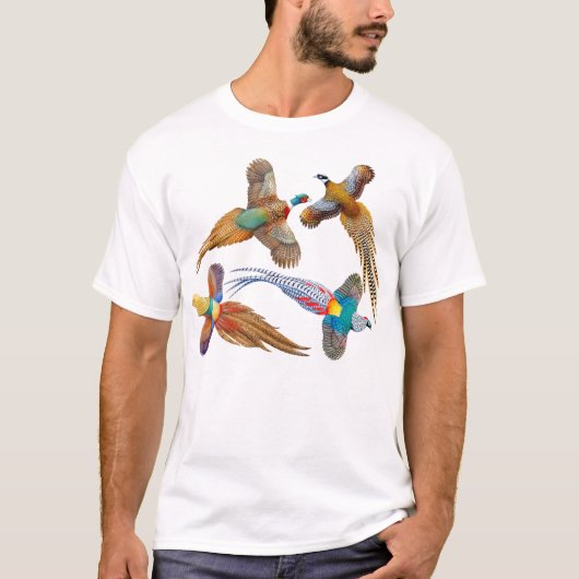 I Love Pheasants T-Shirt (Voorkant)