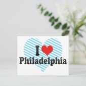I Love Philadelphia Briefkaart (Staand voorkant)