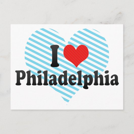 I Love Philadelphia Briefkaart (Voorkant)