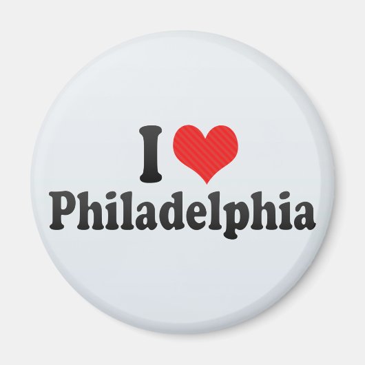 I Love Philadelphia Magneet (Voorkant)