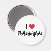 I Love Philadelphia Magneet (Voorkant / Achterkant)