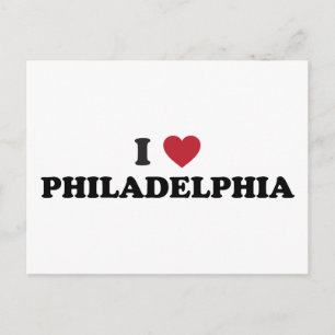 I Love Philadelphia Pennsylvania Briefkaart