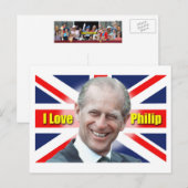 I Love Philip Briefkaart (Voorkant / Achterkant)