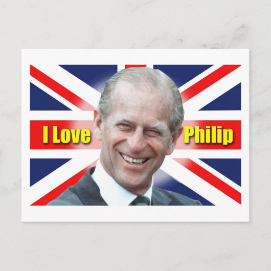 I Love Philip Briefkaart (Voorkant)