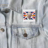 I Love Philip Vierkante Button 5,1 Cm (In situ)
