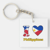 I love Philippines Sleutelhanger (voorkant)