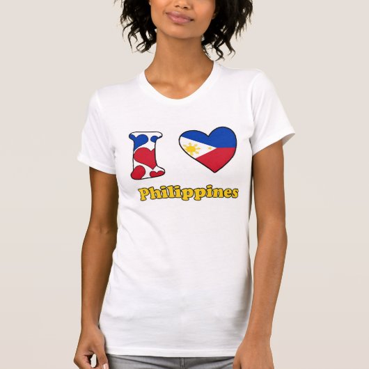I love Philippines T-shirt (Voorkant)