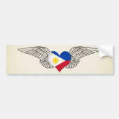I Love Philippines - wings Bumpersticker (Voorkant)