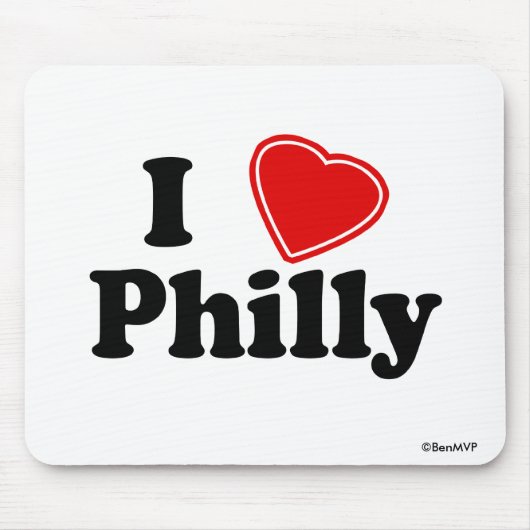 I Love Philly Muismat (Voorkant)