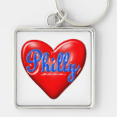 I Love Philly Sleutelhanger (Voorkant)