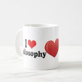 I Love Philosophy Koffiemok (Voorkant links)