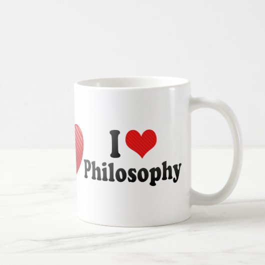 I Love Philosophy Koffiemok (Rechts)