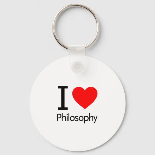 I Love Philosophy Sleutelhanger (Voorkant)