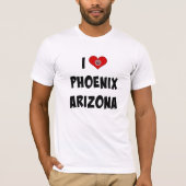 I Love Phoenix, Arizona T-shirt (Voorkant)
