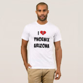 I Love Phoenix, Arizona T-shirt (Voorkant volledig)