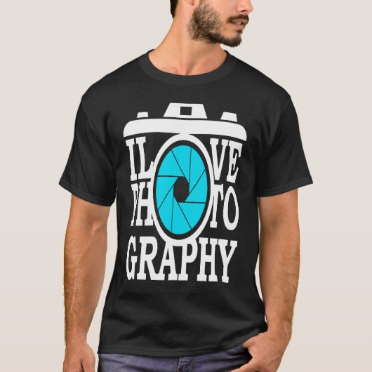 I Love Photography 2 T-shirt (Voorkant)