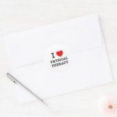 I Love Physical Therapy Ronde Sticker (Envelop)