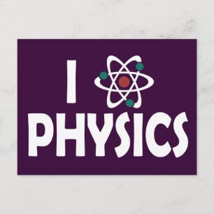 I Love Physics Briefkaart