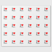 I Love Physics Cadeaupapier (Vlak)