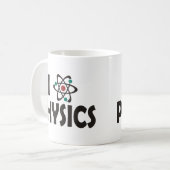 I Love Physics Koffiemok (Voorkant links)