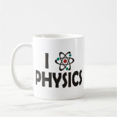 I Love Physics Koffiemok (Links)