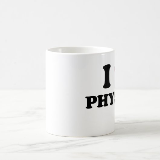 I Love Physics Koffiemok (Center)