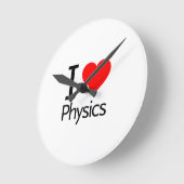 I Love Physics Ronde Klok (Hoek)