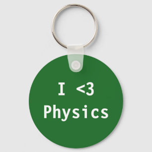 I Love Physics Sleutelhanger