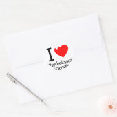 I Love Physiological Sciences Hart Sticker (Envelop)